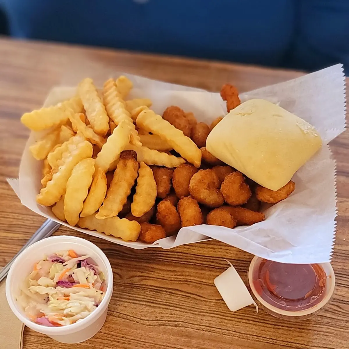 Popcorn Shrimp Basket