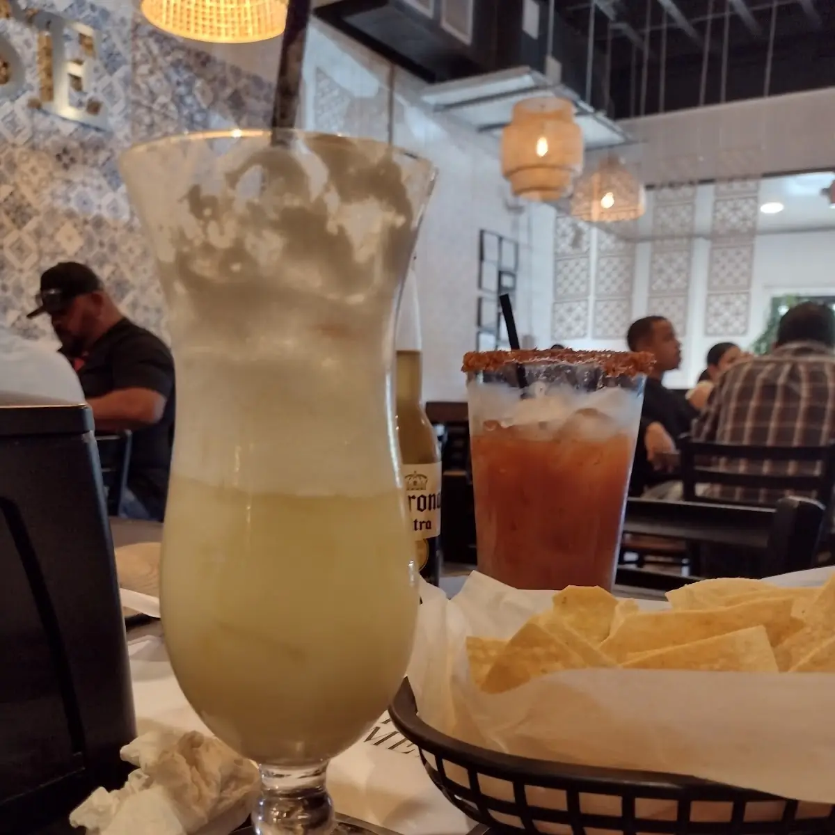 Pina Colada and Mechaladas