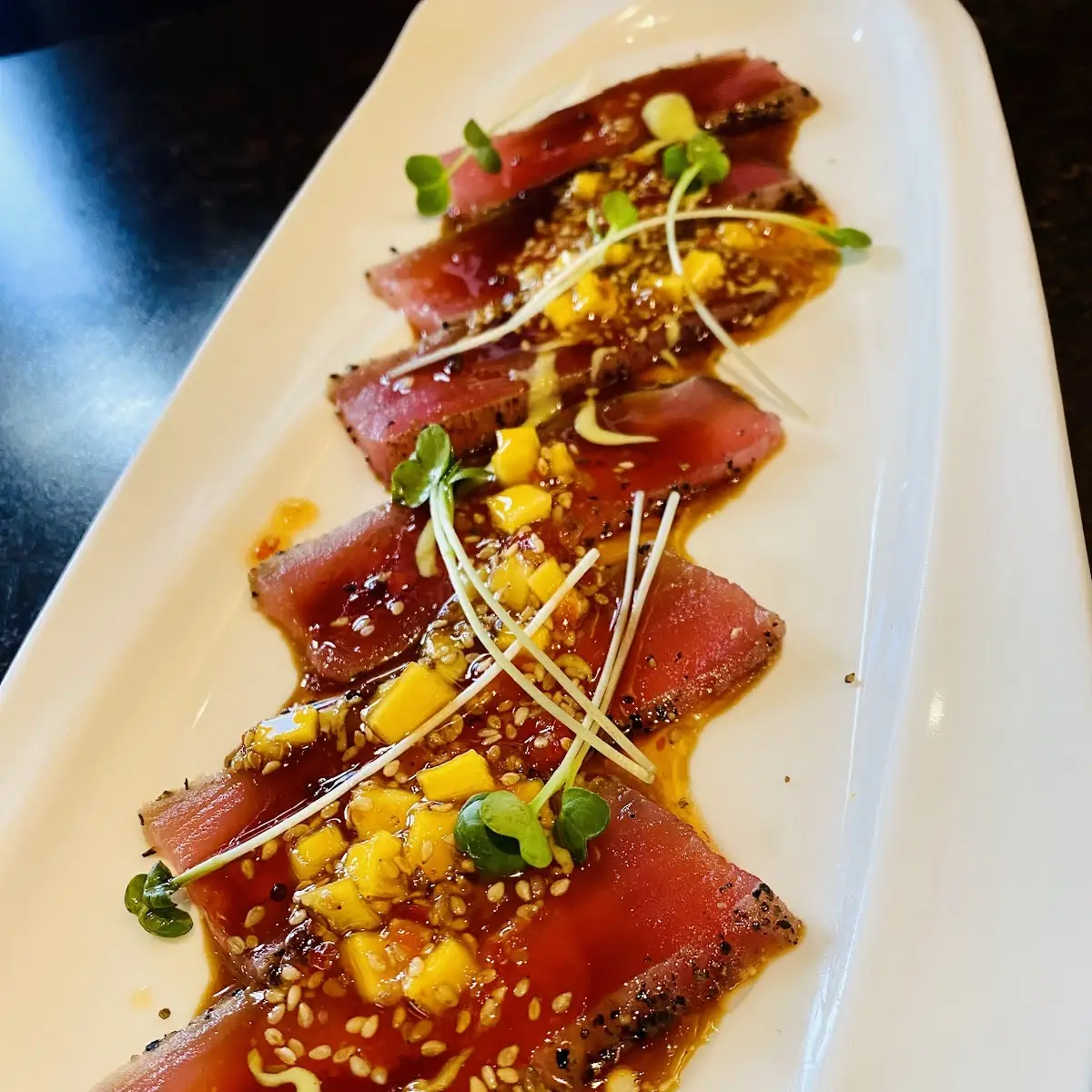 Black Pepper Tuna Tataki