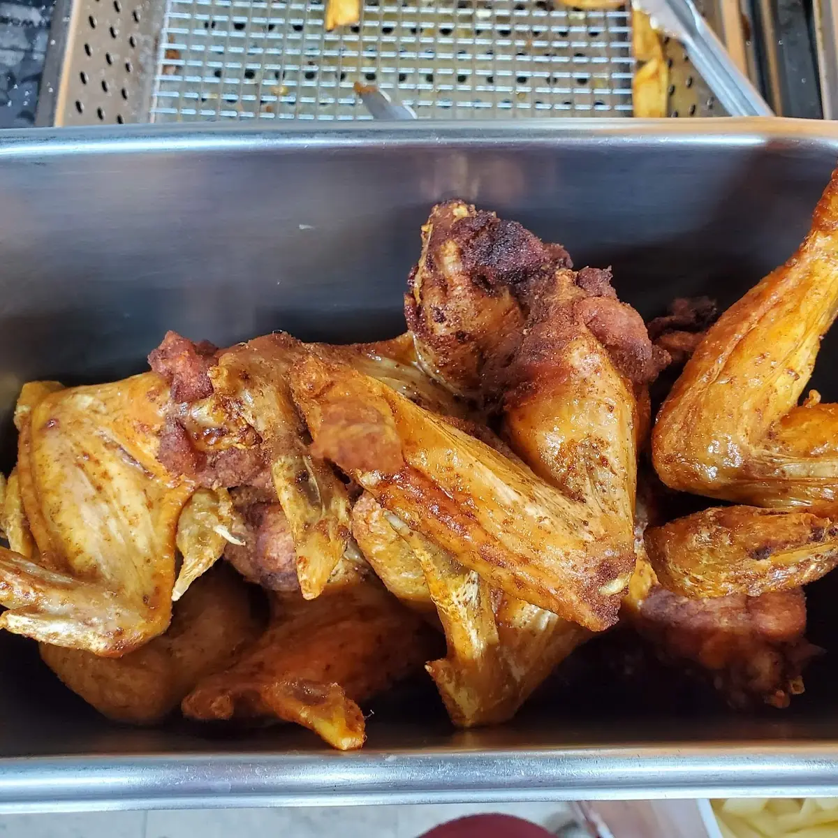 Dry Rubbed Fried Chicken Wings