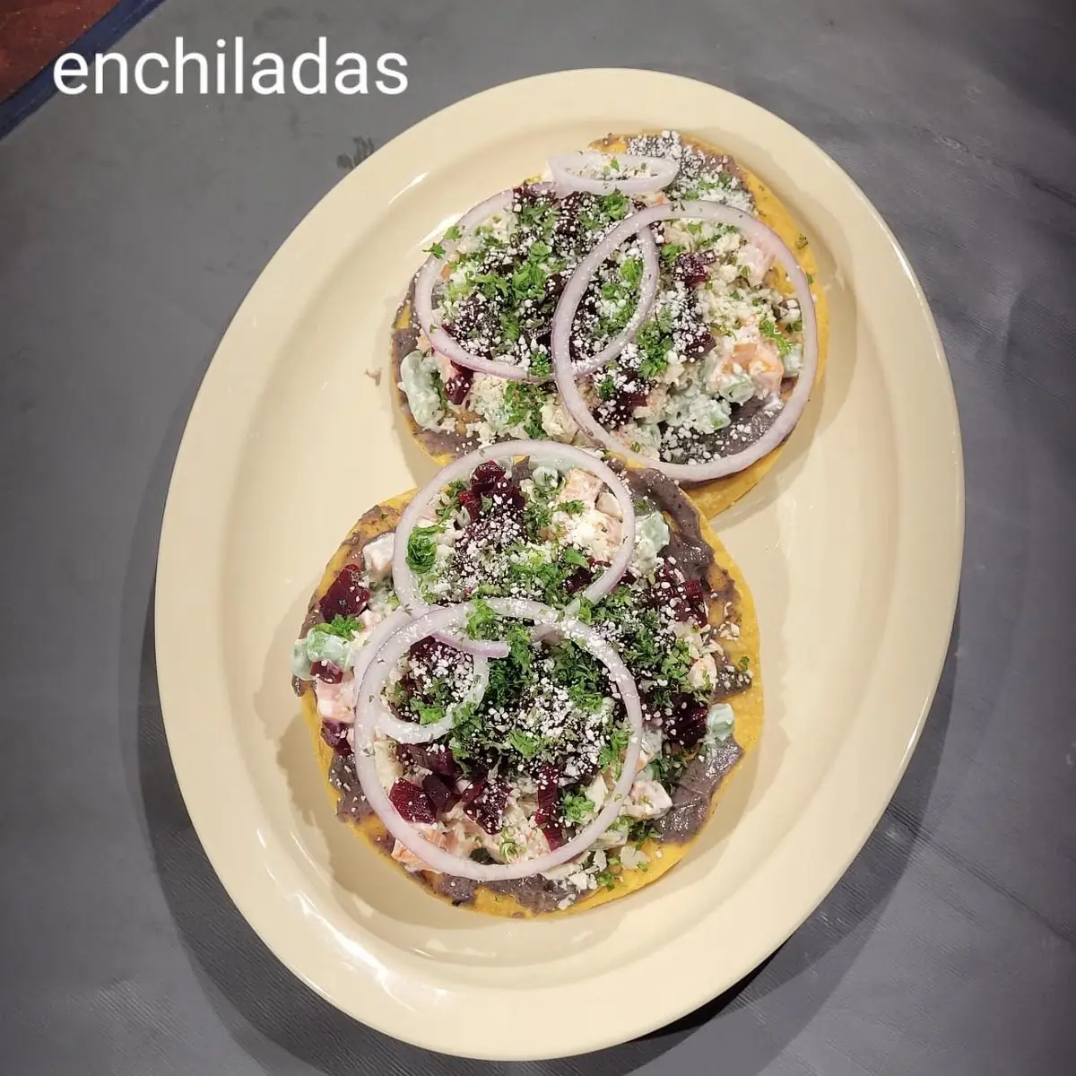 Garnachas De Res Con Curtido Beef Garnachas with Sauerkraut