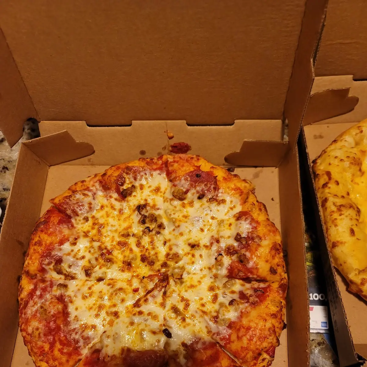 Pepperoni and Sausage Pizza