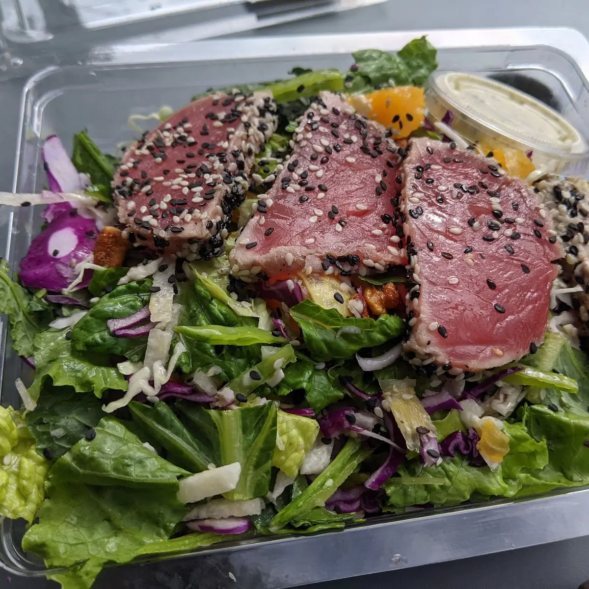 Seared Tuna over Salad