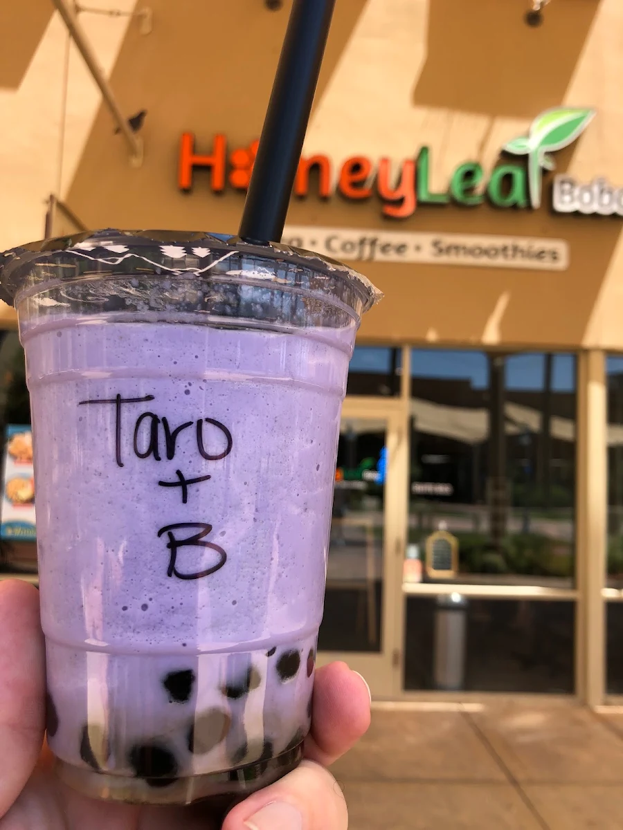 Taro Smoothie with Boba