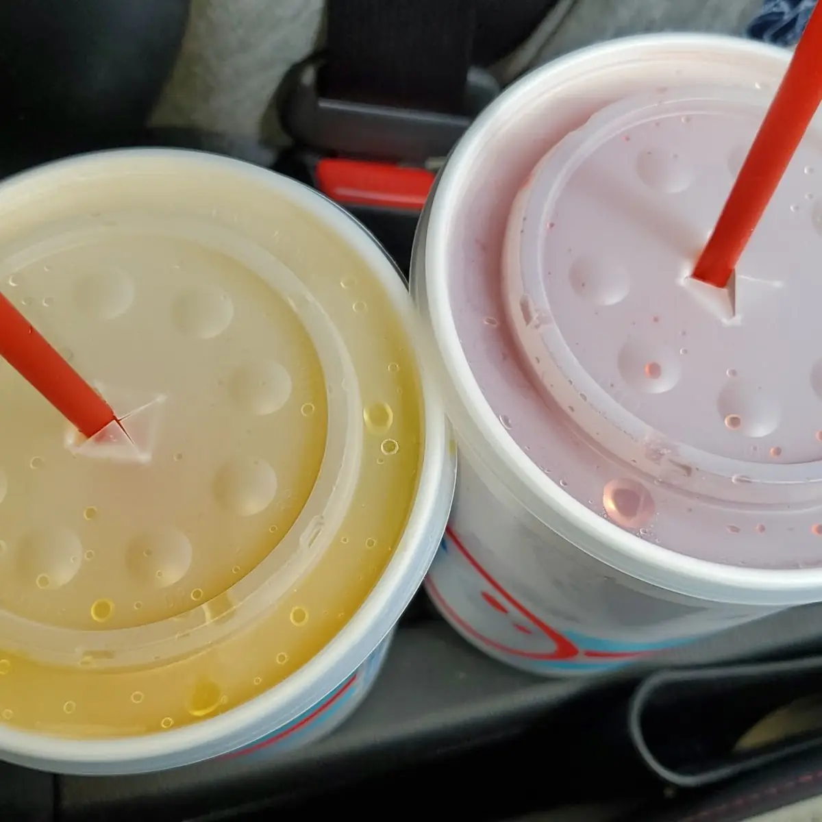 Mango and Cherry Slushes