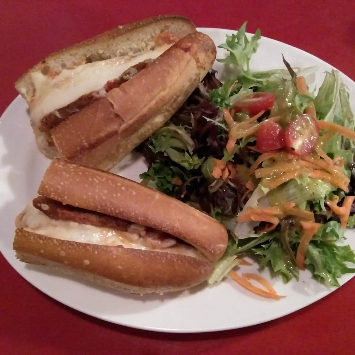 Eggplant Parm Sandwich