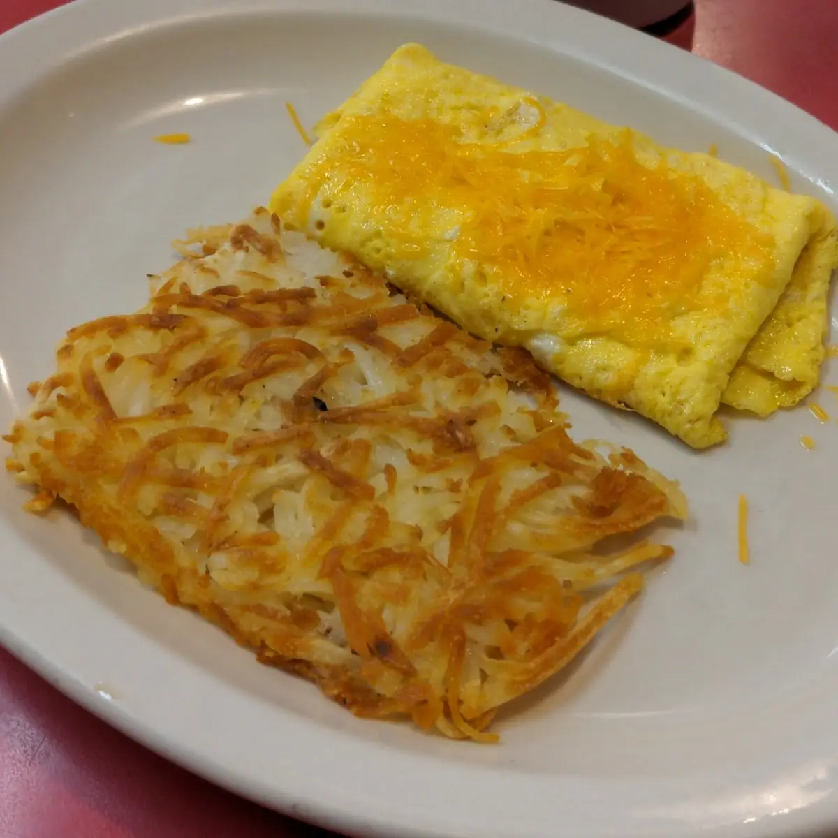 Western Omelet with Hashbrowns