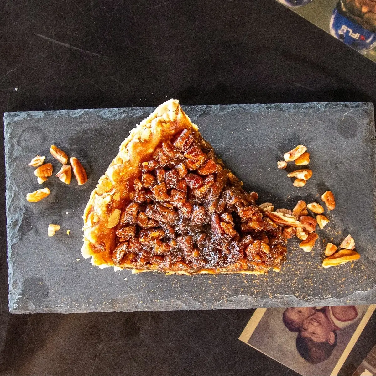 Smoked Bourbon Pecan Pie