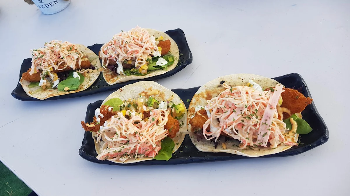 Fish Tacos & Spicy Crab