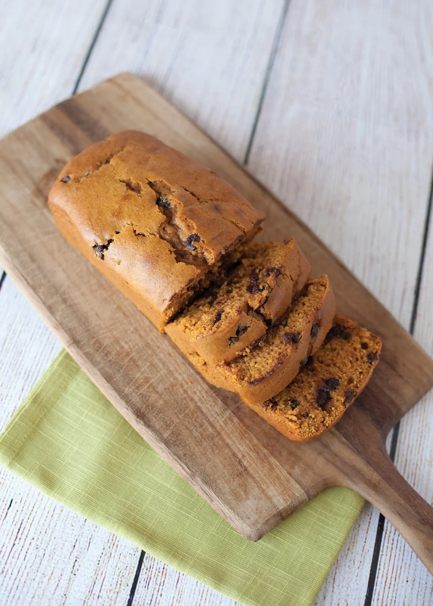 Pumpkin Chocolate Chip Bread