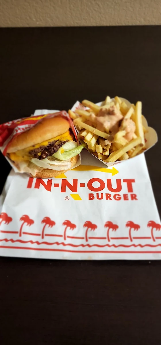 Double Cheeseburger and Fries