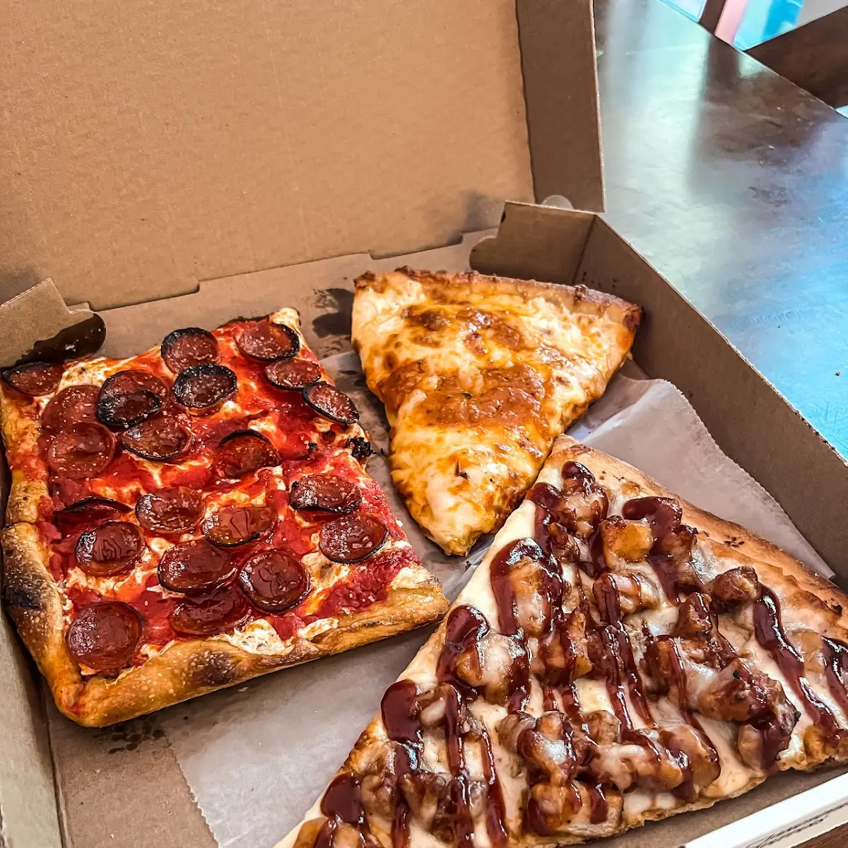 Hot Honey Square Pizza