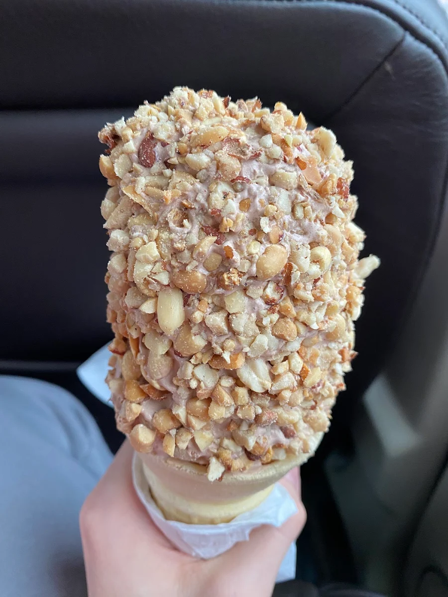 Chocolate Frozen Custard with Nuts