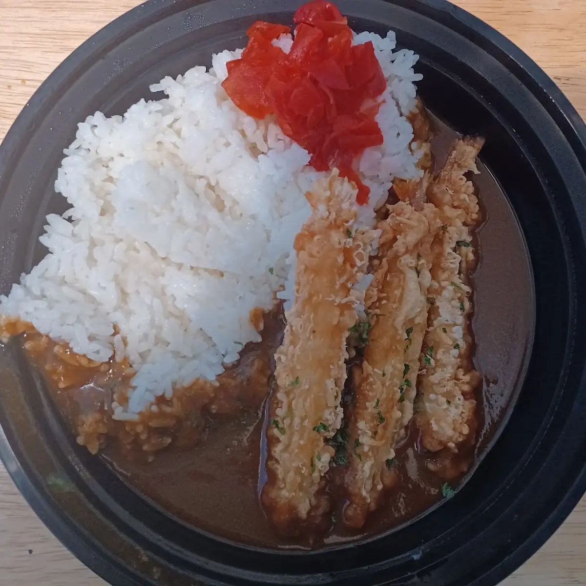 Curry Rice with Fried Shrimp EBI