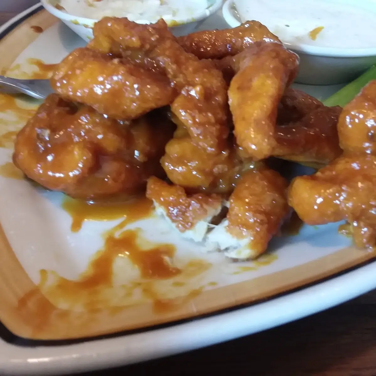 These Are not Mild Boneless Wings