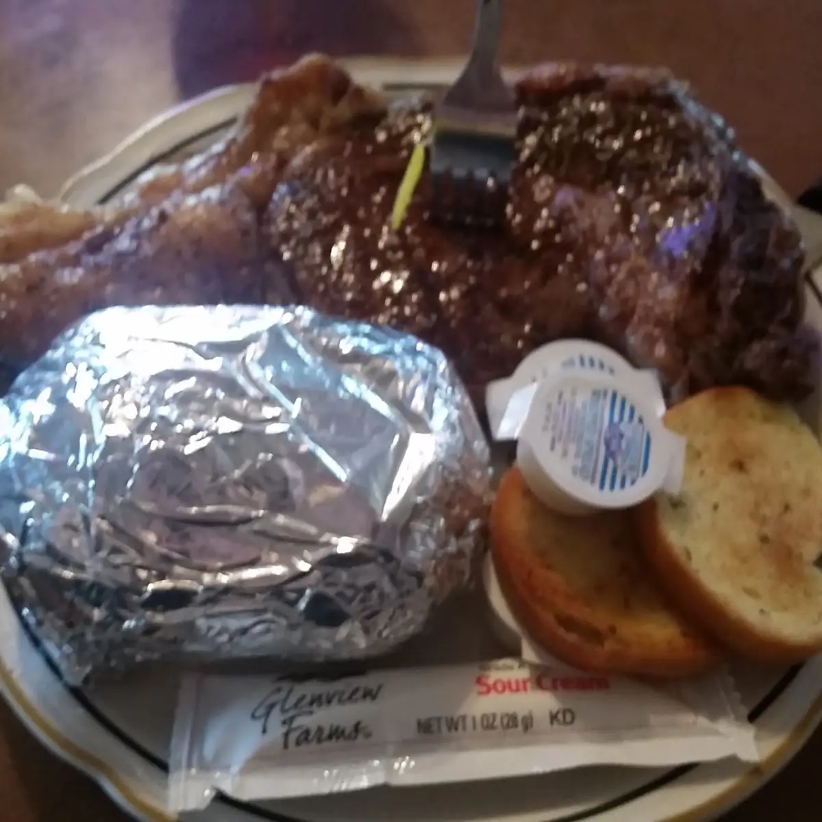 12oz Ribeye with Baked Tater