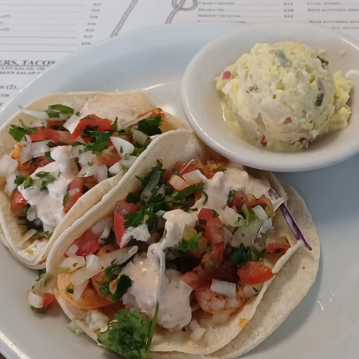 2  Shrimp Tacos