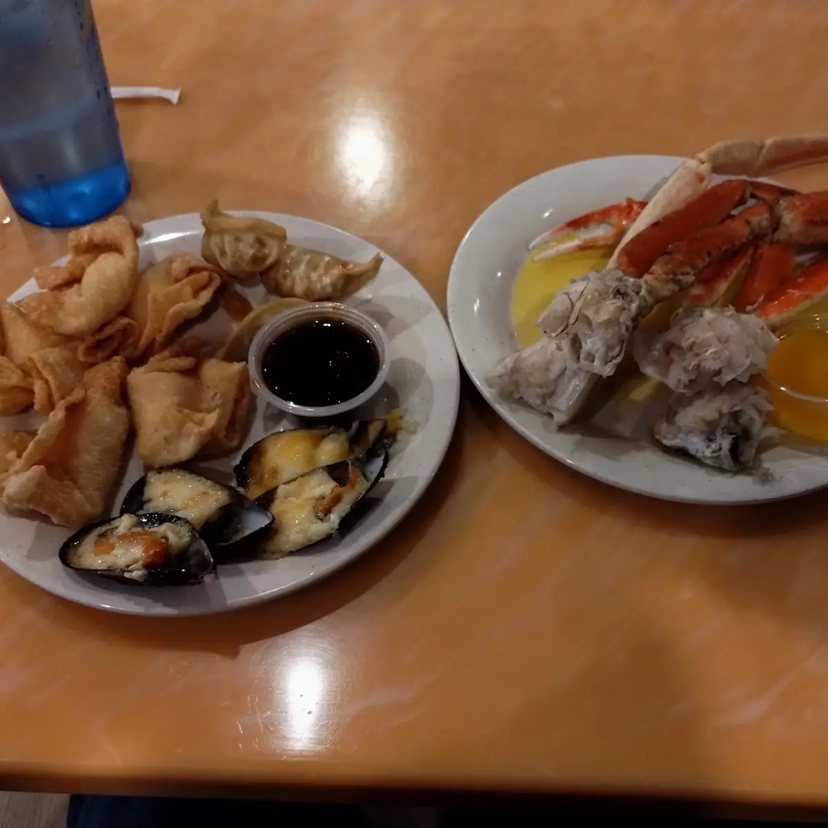 Crab Legs and Crab Rangoon