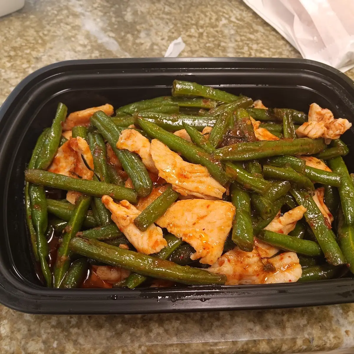 String Beans and Chicken Medium