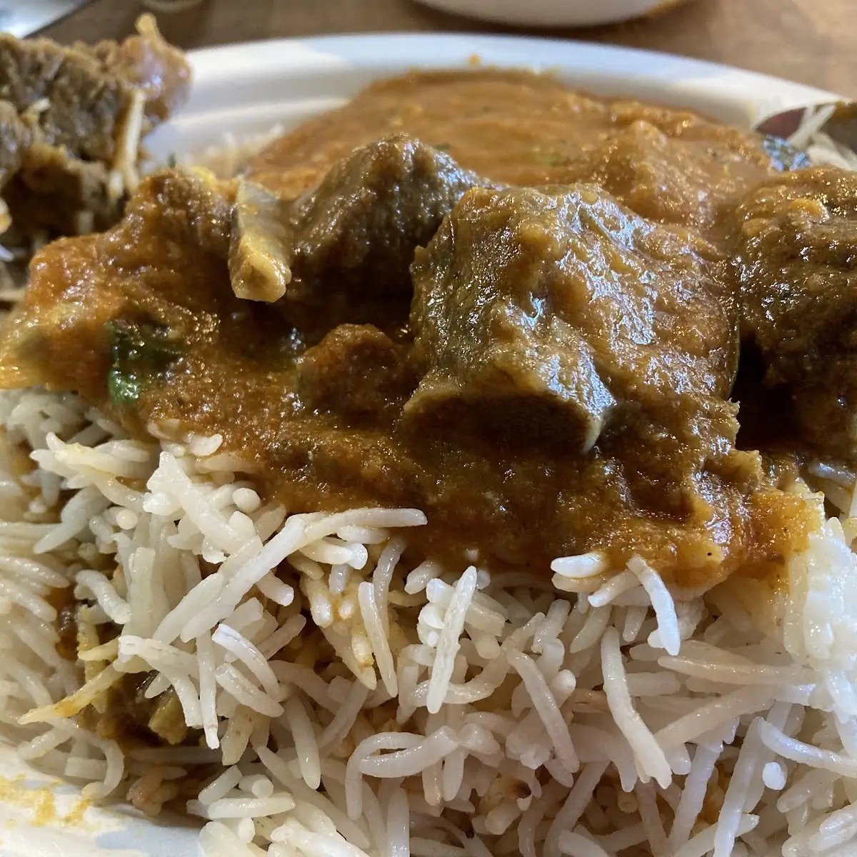 Goat Curry with Rice