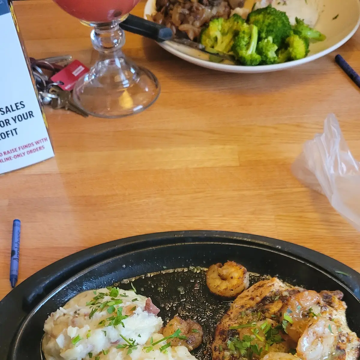 Shrimp 'N Parmesan Sirloin