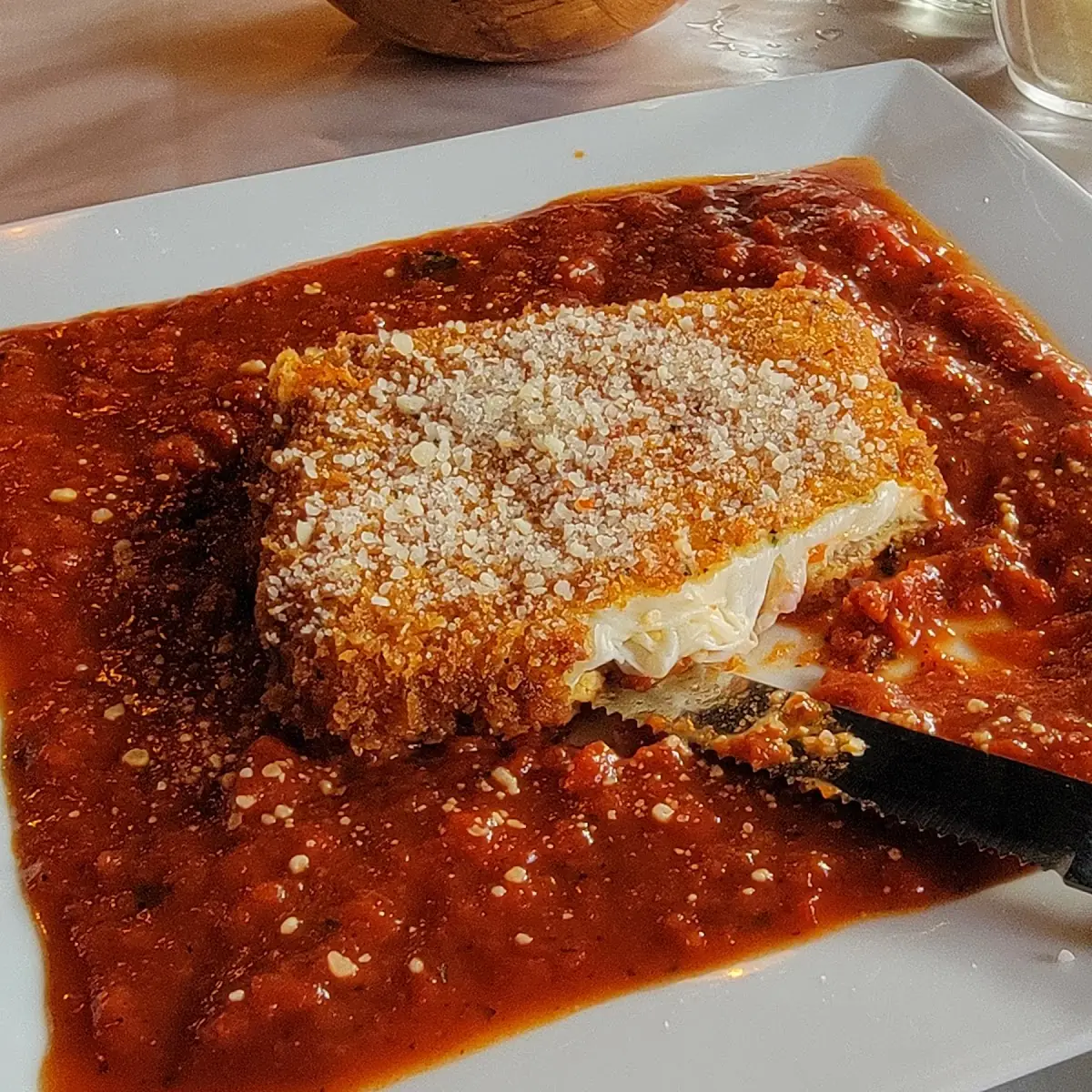 Fried Mozzarella Cheese