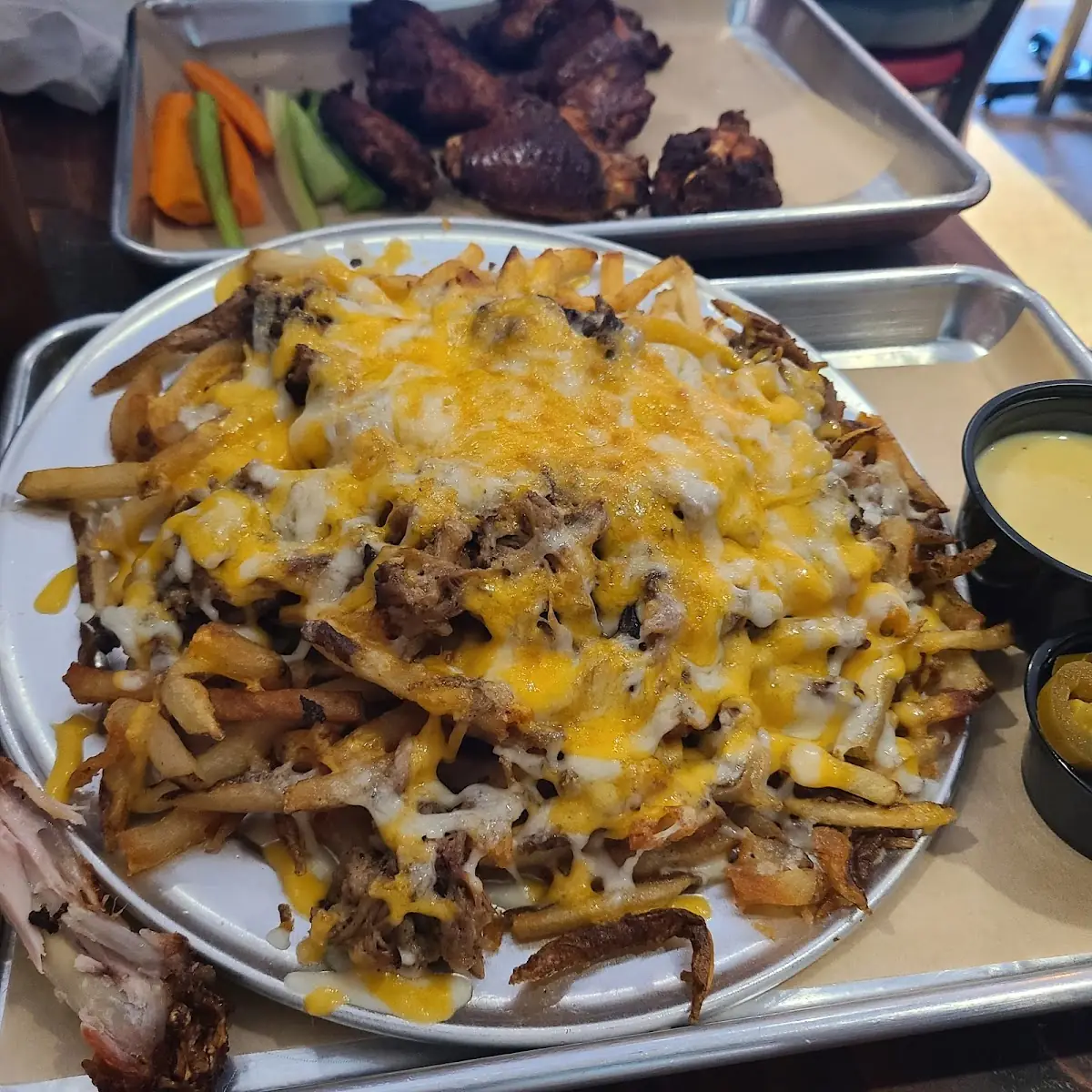 Barbecue Cheese Fries