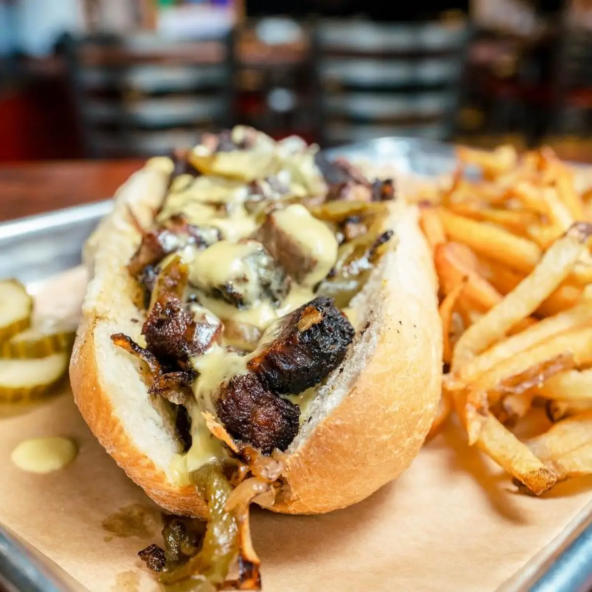 Brisket Philly Cheesesteak