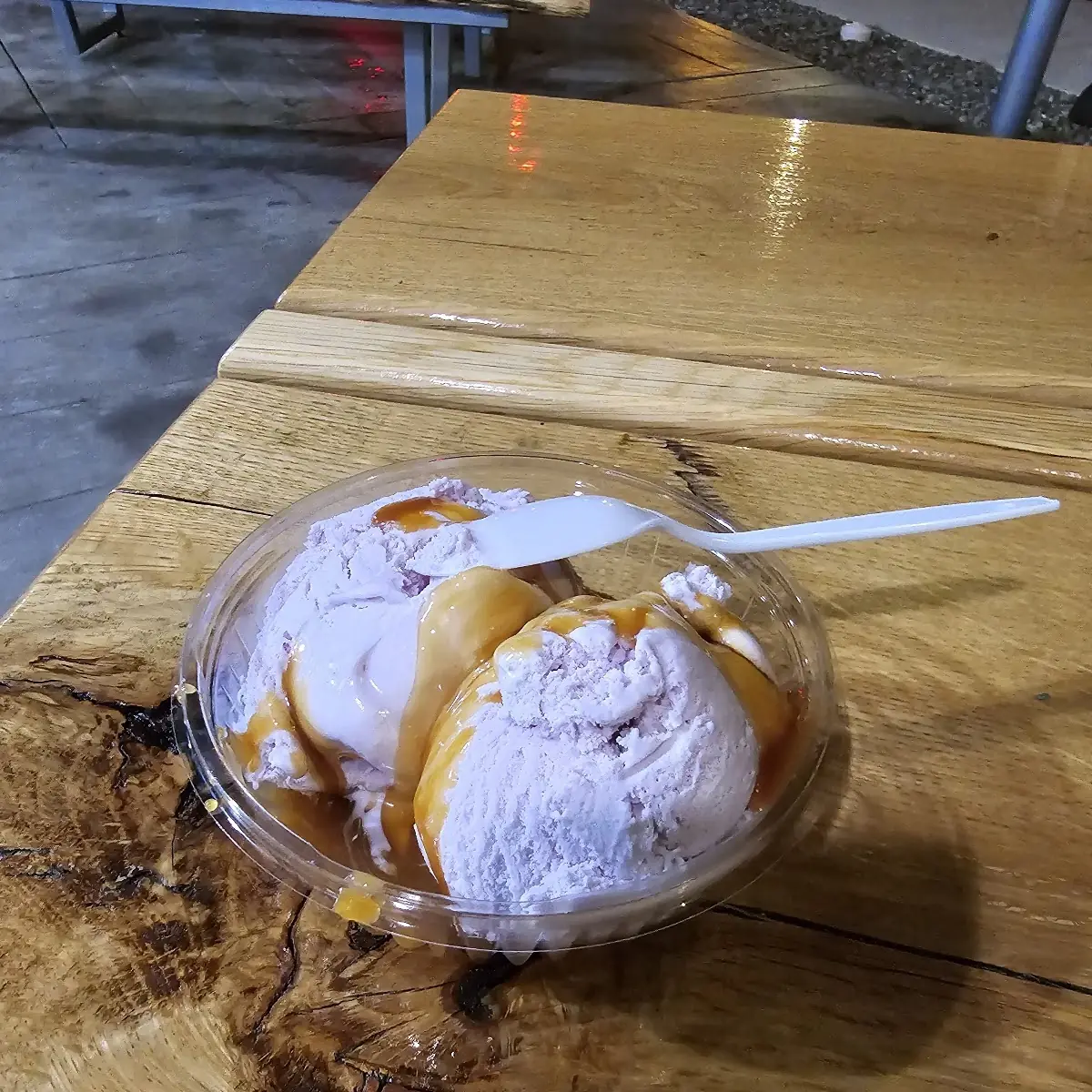Lavender Ice Cream Float