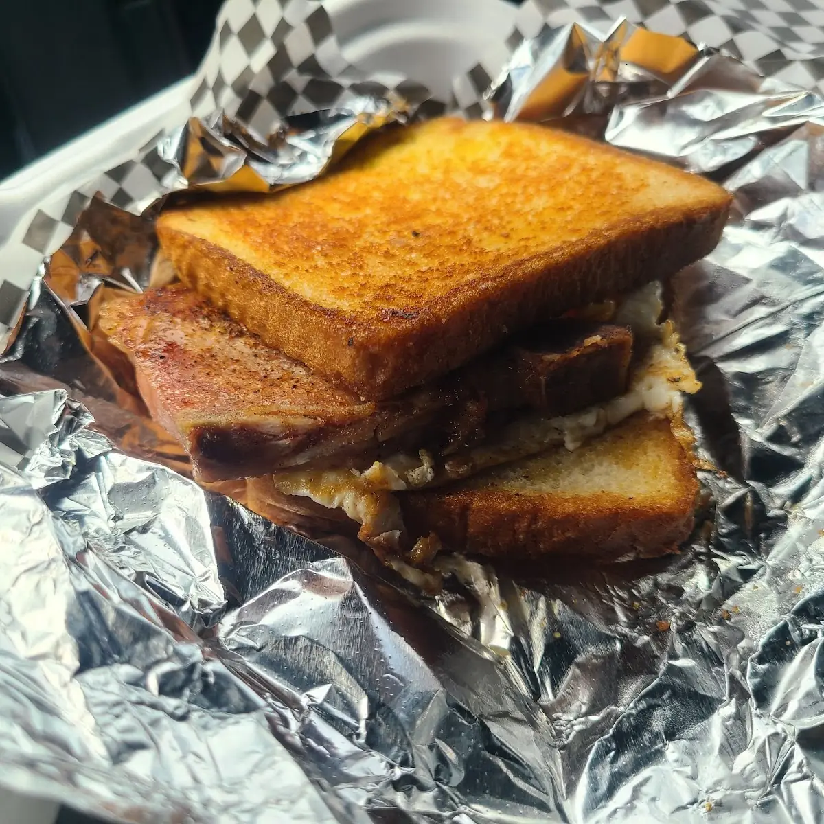Pork Chop Breakfast Sandwich