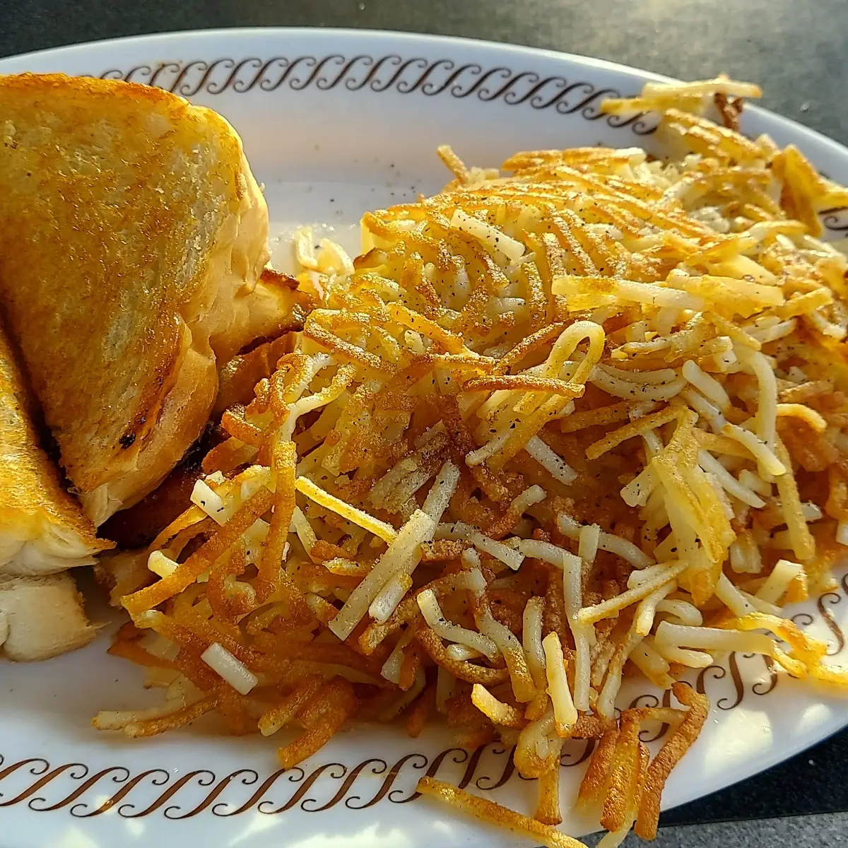 Texas Breakfast Melt with Hashbrowns