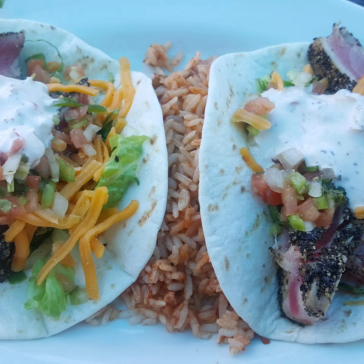 Seared Ahi Tuna Tacos