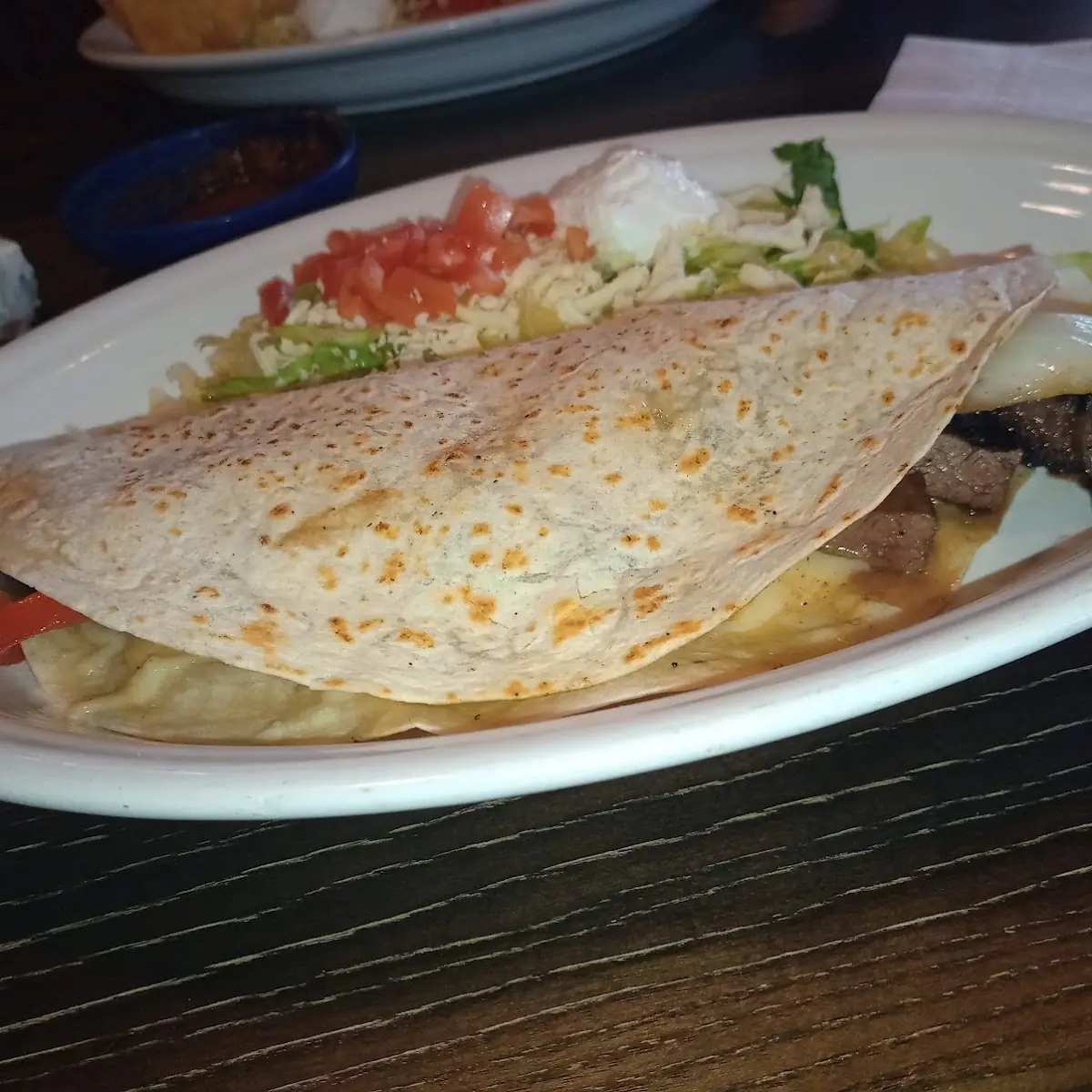 Steak Quesadilla Plate