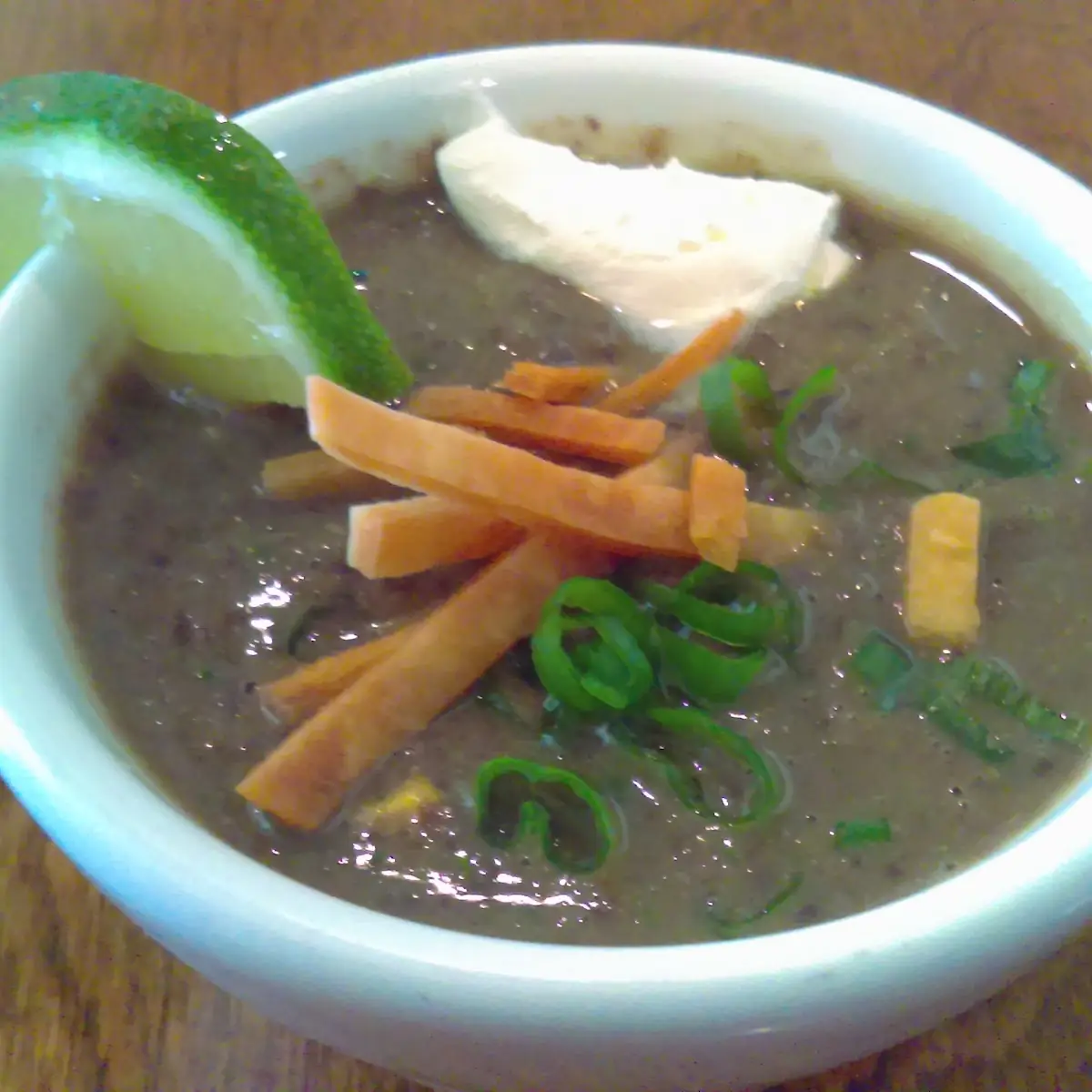 Rustic Black Bean Soup