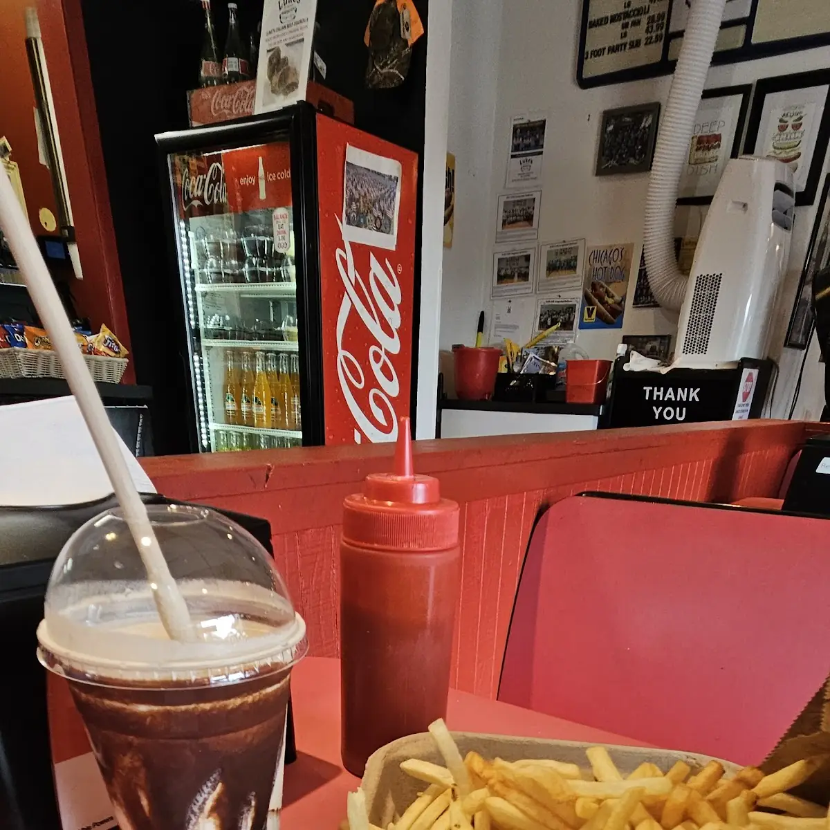 Chocolate Shake and Fries