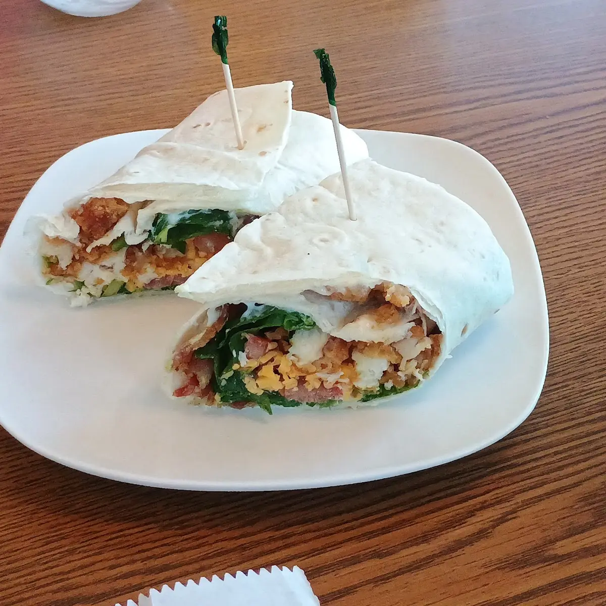 Crispy Chicken Club Wrap