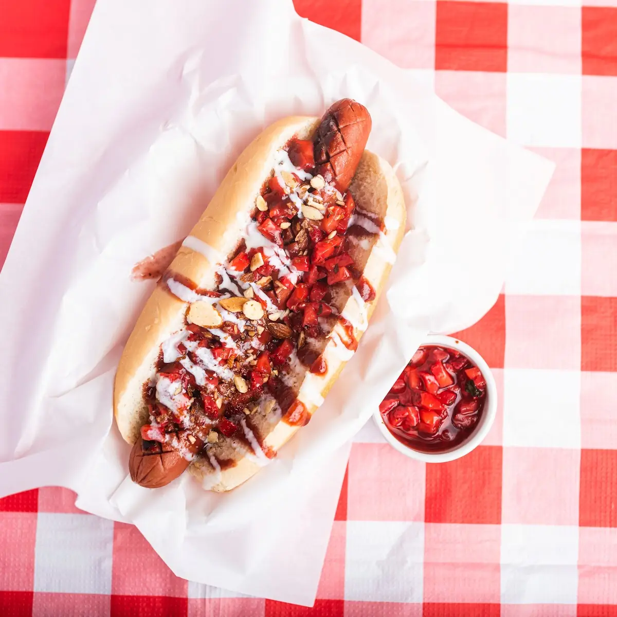 Giant Grilled Hot Dogs
