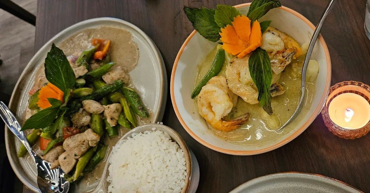 Green Curry Chicken Fried Rice