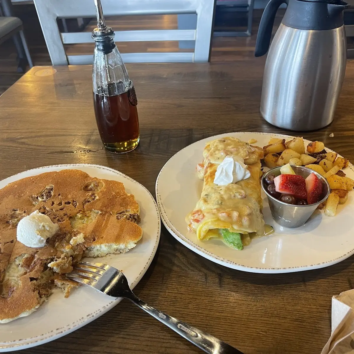 Pancakes and Eggs