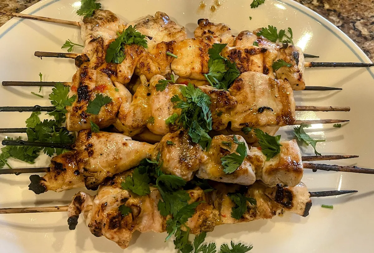 Grilled Cilantro Chicken Nuggets