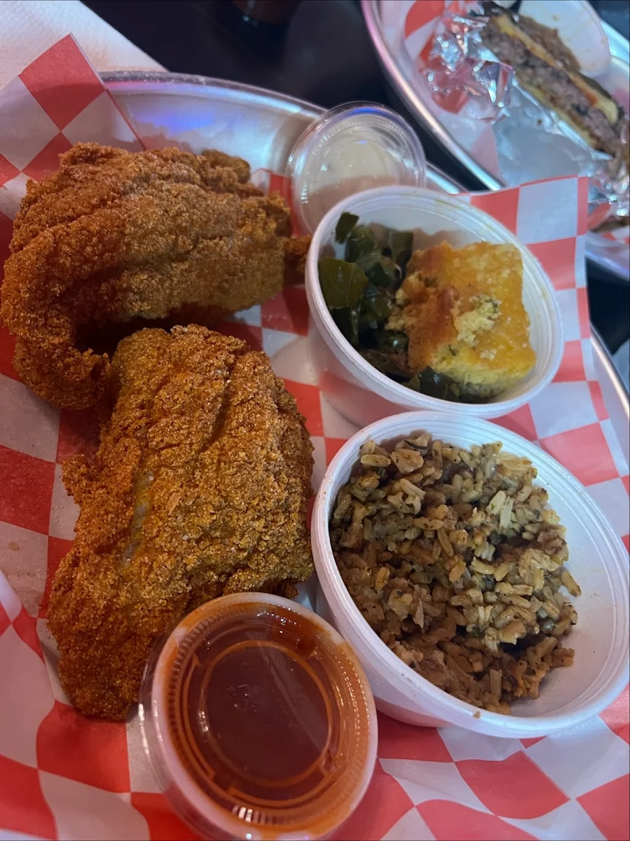 Catfish Collard Greens