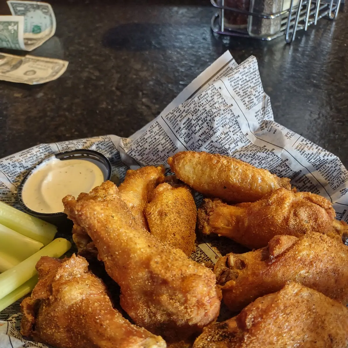 Dry Cajun Rub Wings