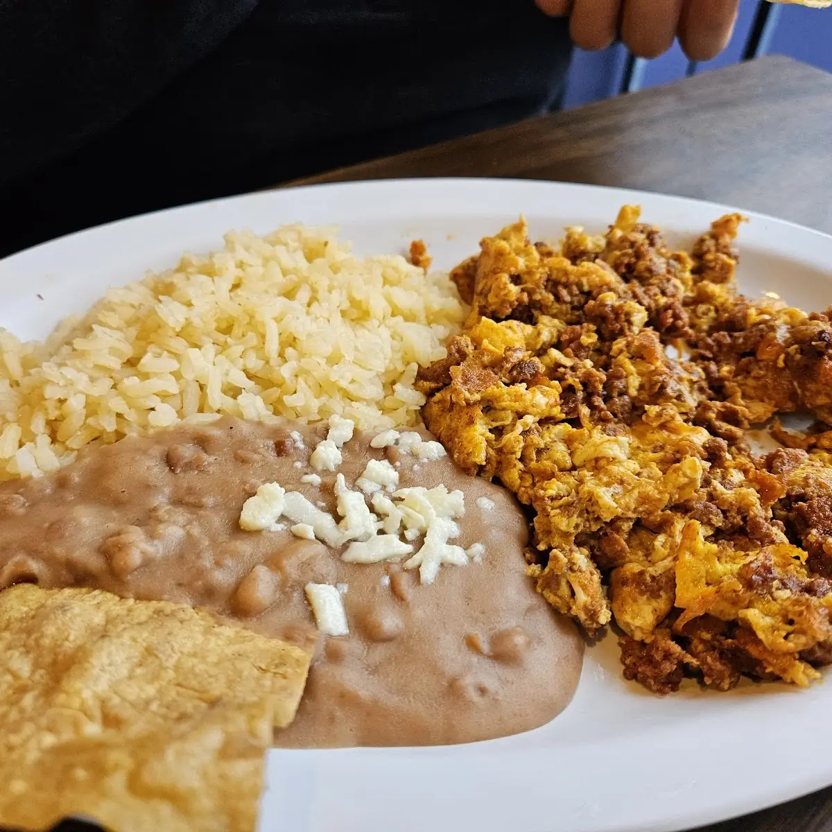 Mexican Sausage and Scrambled Eggs