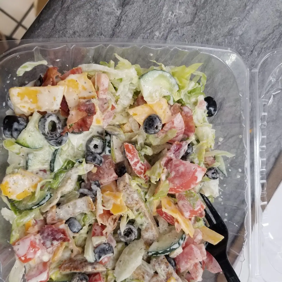 Chicken Bacon Ranch Salad