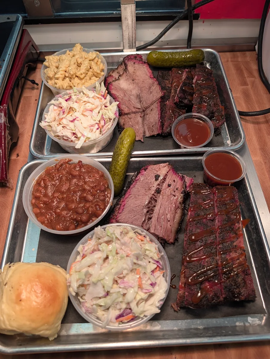 Ribs Brisket and Pork Belly