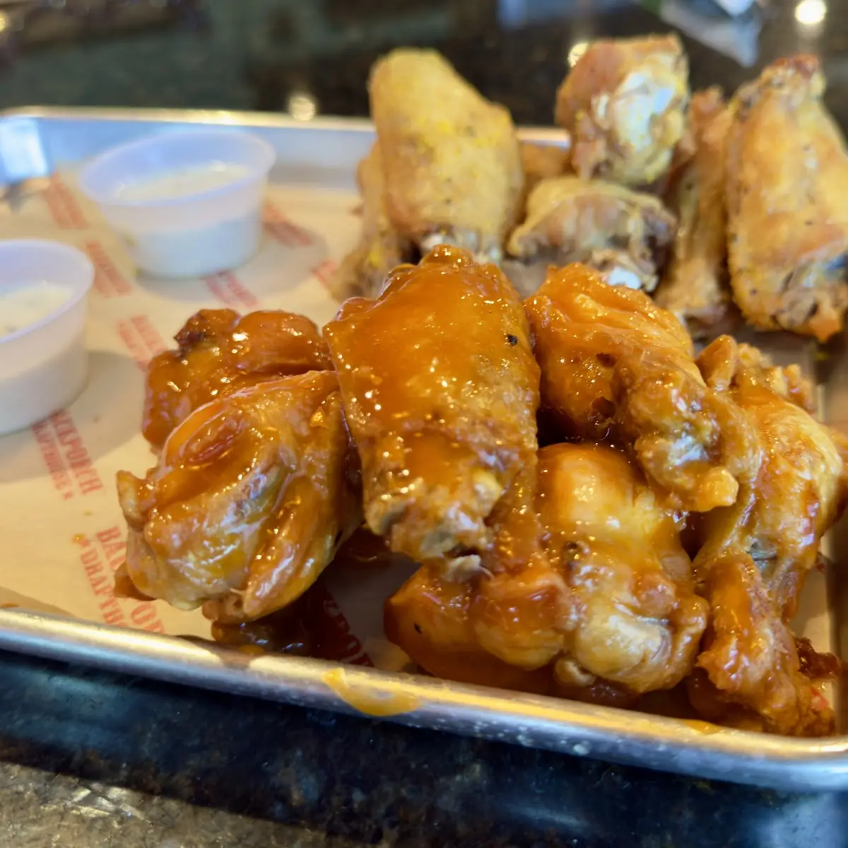 Buffalo and Lemon Pepper Wings
