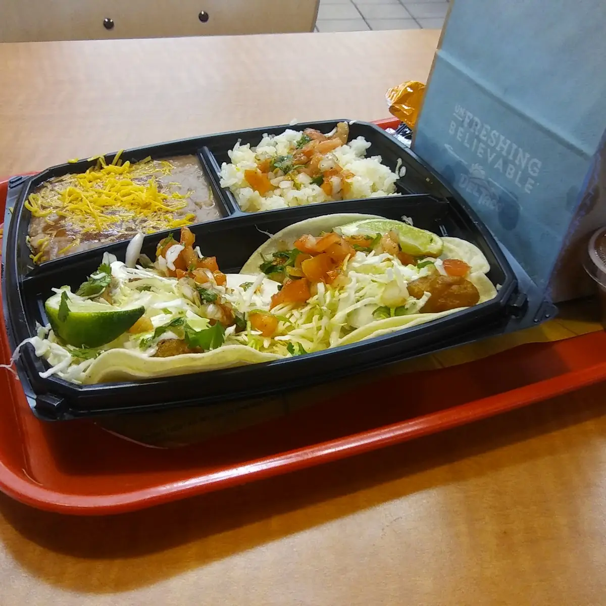 2 Fish Taco Plato