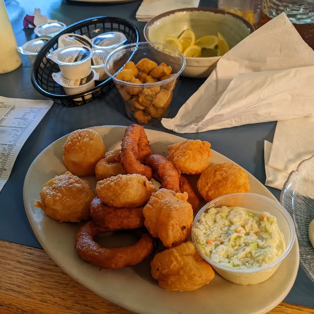 Fried Scallops Plate
