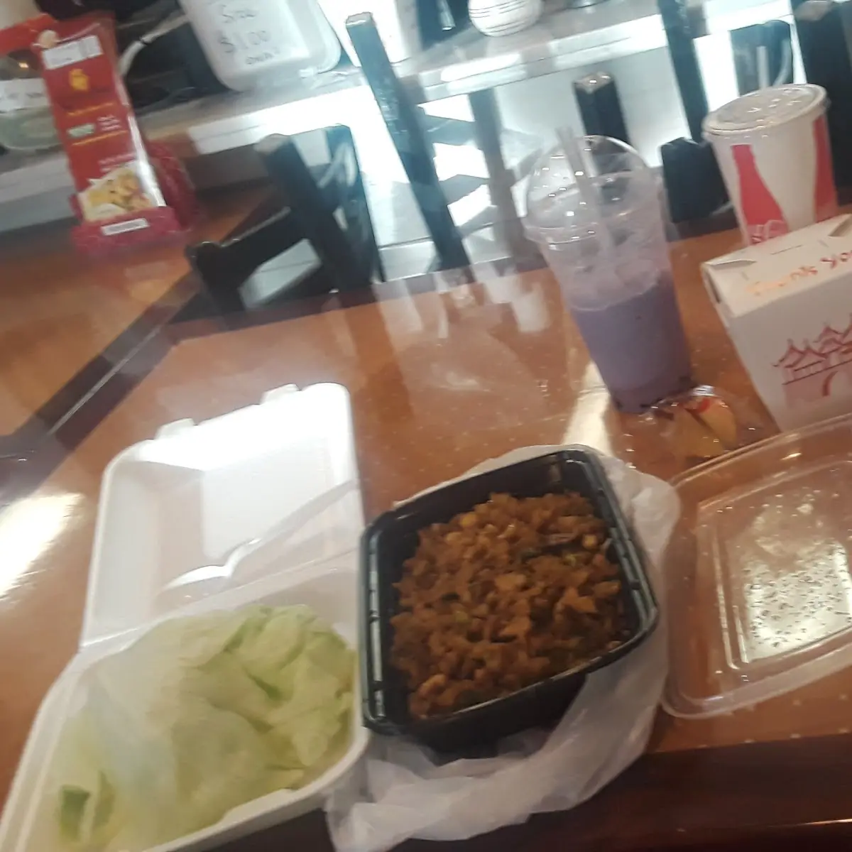 Chicken Lettuce Wrap