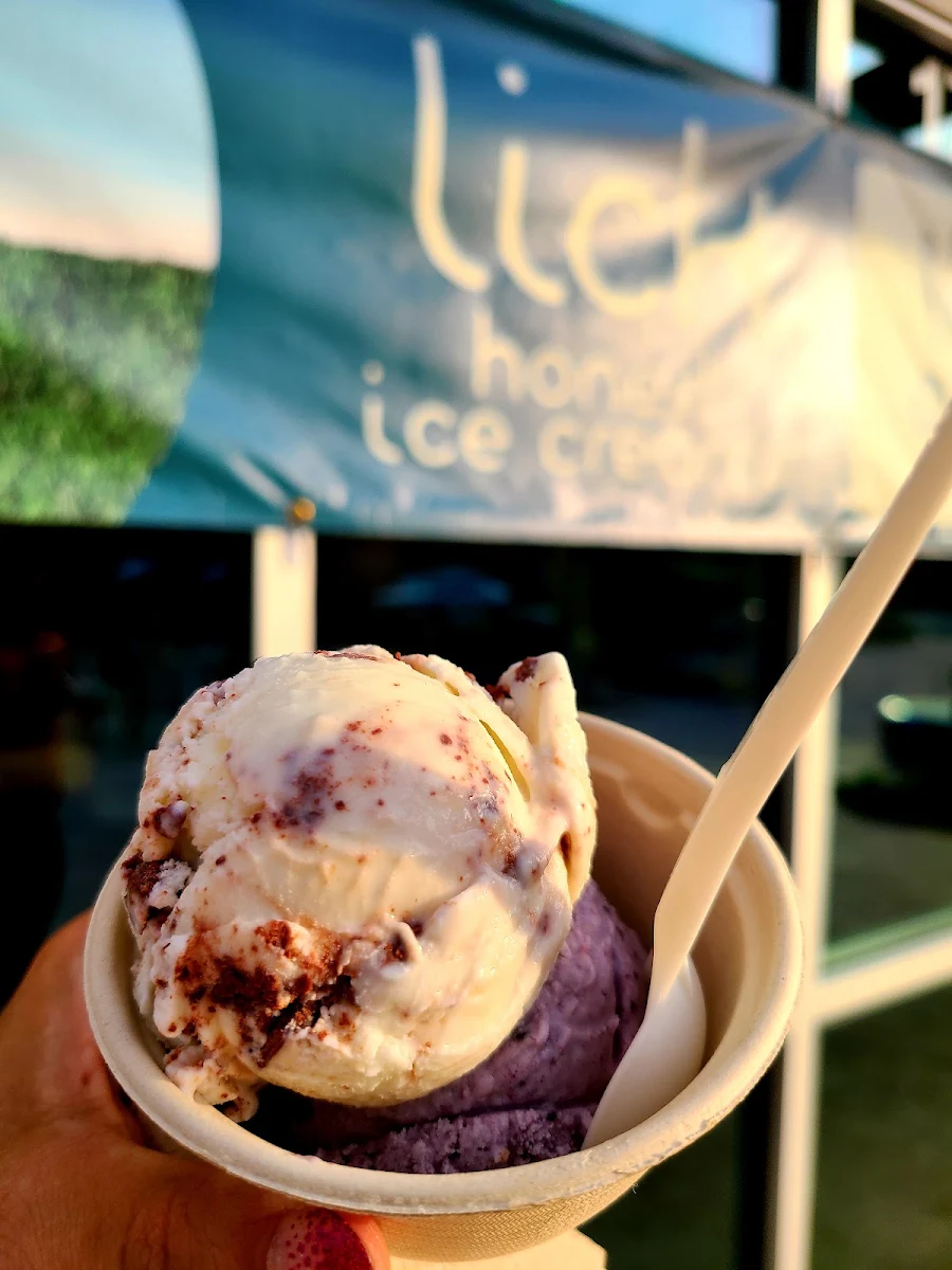 Fresh Mint & Chocolate Chunk and Blueberry Crumble